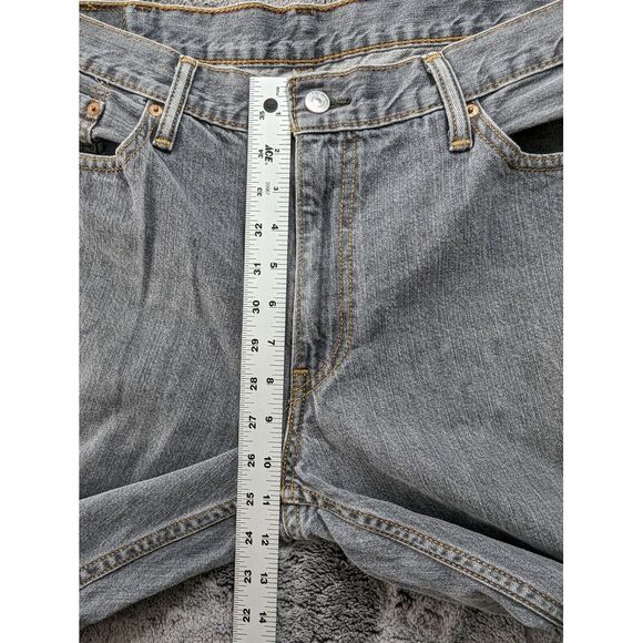 Levi's 514 Straight Leg Jeans Men's Size 38x32 Gray - Picture 7 of 14